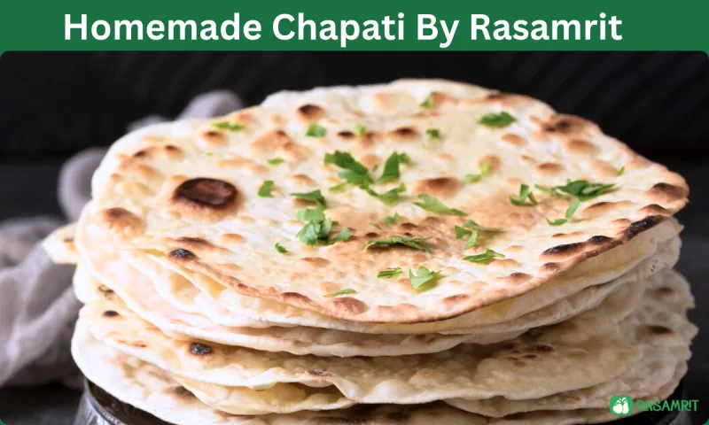 Fresh homemade chapatis by Rasamrit