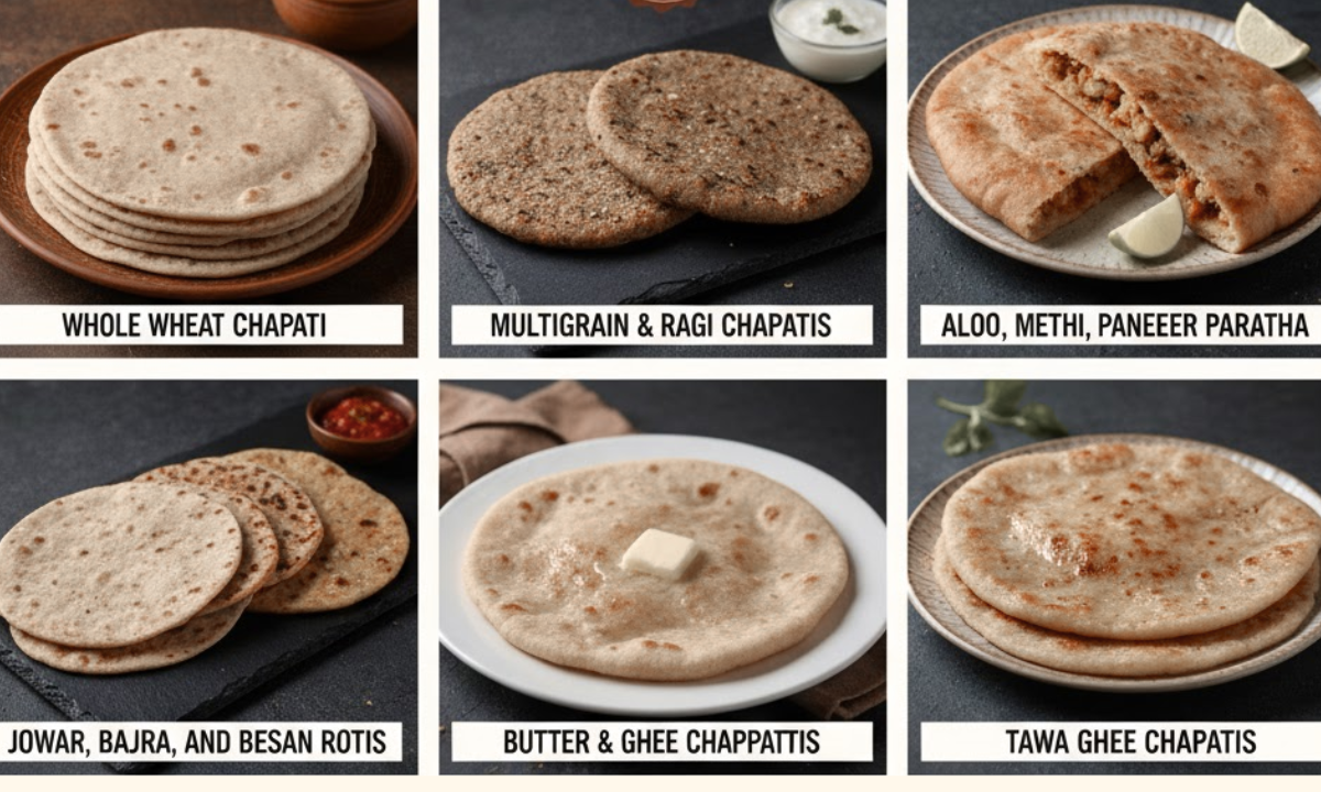 Homemade Chapati Process