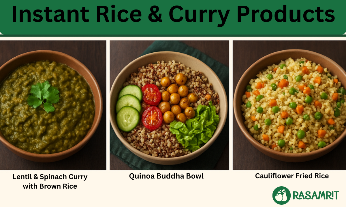 Rice and Curry Instant Meal